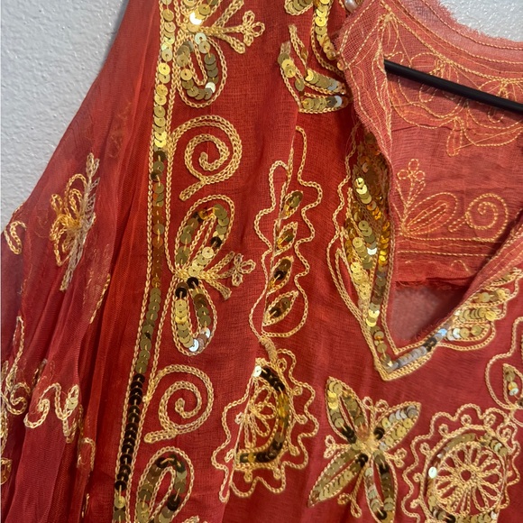 Mediterranean dress with sequins - Picture 3 of 4